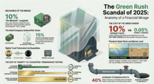 Green Rush Development: Scams in Chinese and British provincial bond issuance 1 Green Rush Development Bond Scam Infographic